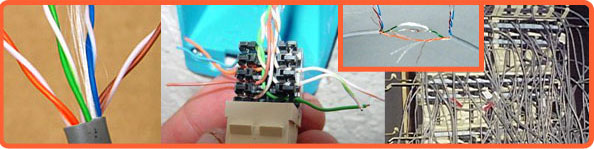 劣质网线,劣质布线,中途接线,并线,不规范施工